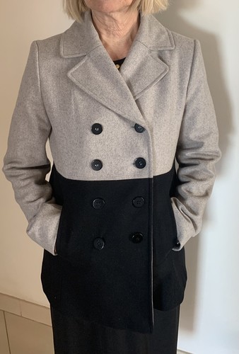 Manteau cabant bicolore - manteau/cabant.38,