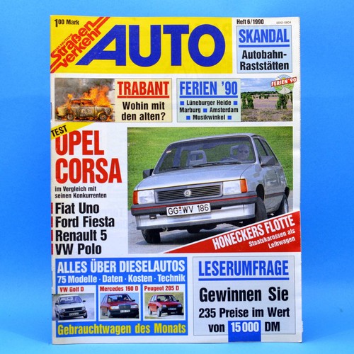 Gdr german road traffic 1990 - road,