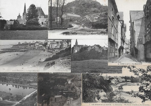 Lot cartes postales - de,