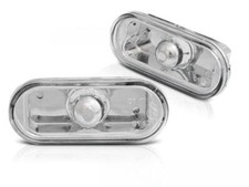 Paire de clignotants repetiteurs pour VW Volkswagen Golf 4 de 1997 a 2003 Chrome