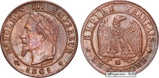 1 centime Napoléon III tête