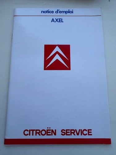 Notice emploi citroën - notice, d’emploi