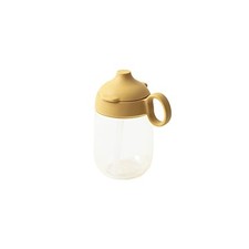 KINTO BONBO Mug en Paille 260ml Jaune Enfant Lave-vaisselle Bébé Lave-vaissel...