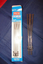 PECO N AIGUILLAGE DROIT MANUEL TRAIN ELECTRIQUE SL-388 neuf boite