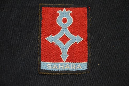 Insigne bras sahara - sahara, des