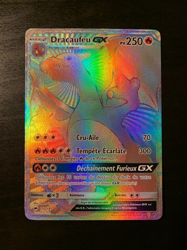 Carte pokémon dracaufeu gx - :,