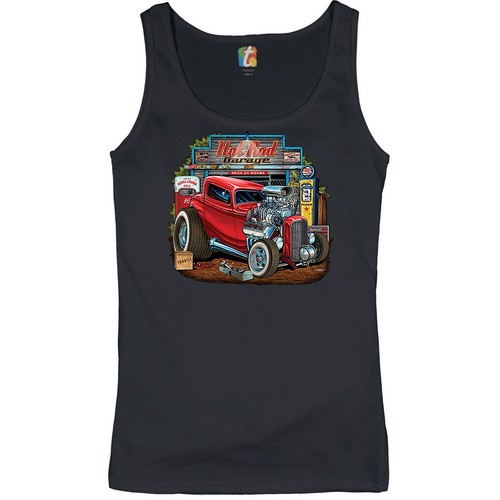 Hot rod garage - garage, tank