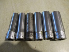 6 douilles longues facom 1/2 13,14,15,17,19,21