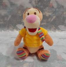 D9/Doudou Grelot Tigre Nicotoy Peluche Tigrou Disney Orange Maillot Jaune