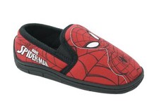 Chaussons Marvel Ultimate Spiderman Rouges Et Noirs Pour Enfants