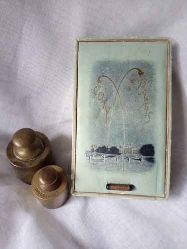Coffret flacon ancien - flacon, parfum