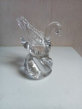 statuette en cristal cygne