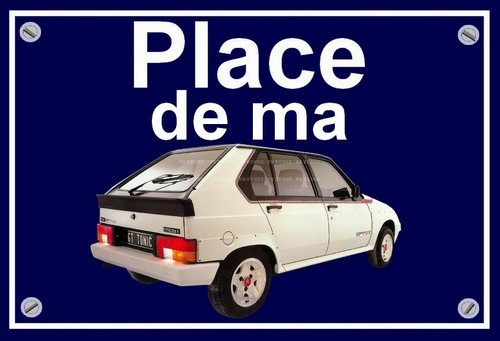 Plaque place ma citroen - place,