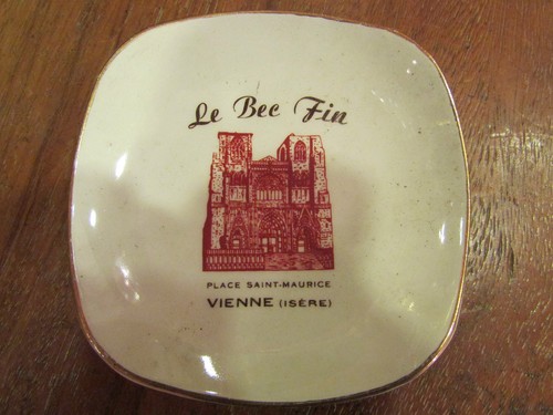 Ancien cendrier publicitaire - cendrier,