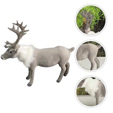 1 pc en peluche cerf modèle noël renne décor enfant cerf jouet Simulation cerf