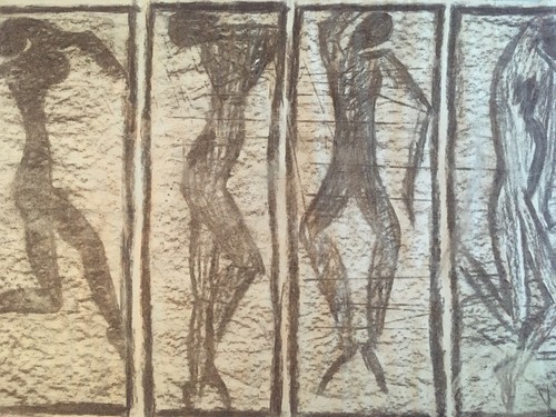 Beau dessin craie grasse - , art