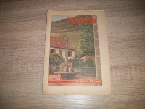 Ancien journal pèlerin - ancien, journal,