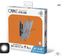 Meliconi Cme ETR200 Support Mural TV Telefunken 26-40 " Capacité 30 KG
