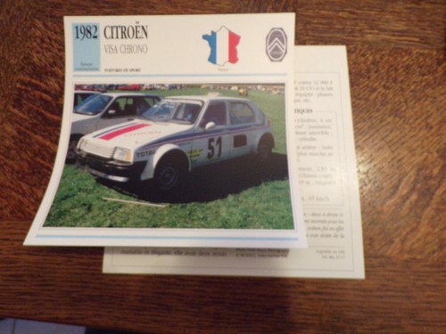 Fiche carte card voiture auto - card,