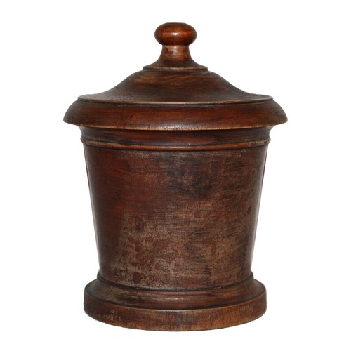 Ancienne boîte cylindrique - , à