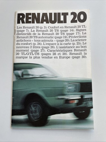 Ancienne brochure automobile - ancienne,