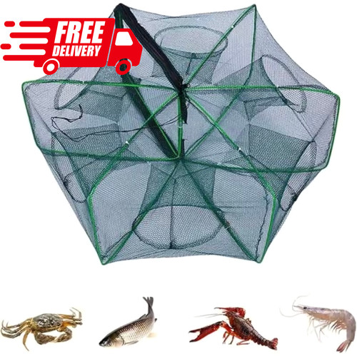 Hole foldable fishing trap - 6,