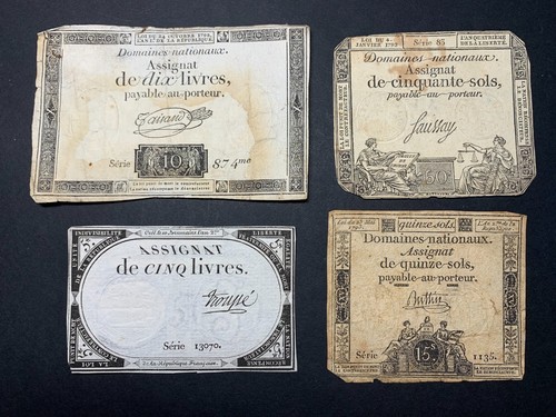 Lot assignats - lot, 4)