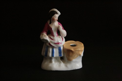 Ancien encrier porcelaine - encrier,
