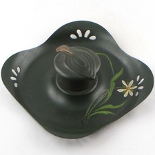 Ancien ENCRIER Tôle Emaillée