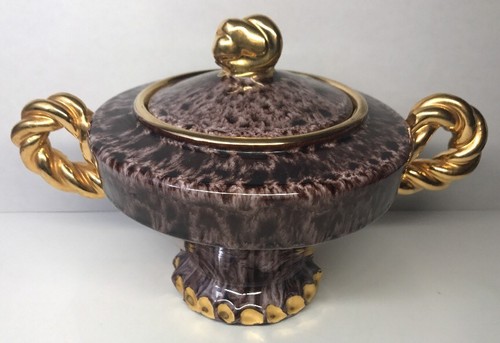 Rare grande sucrier signé - rare,