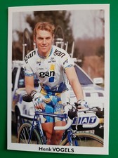 CYCLISME carte cycliste HENK VOGELS équipe GAN 1997