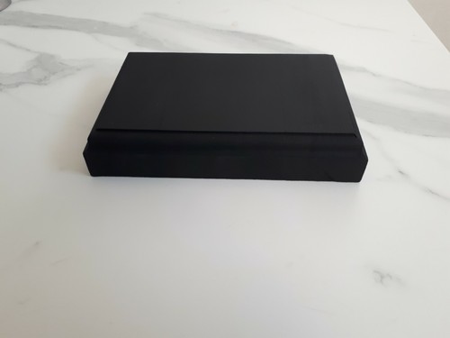 Socle bois peint noir - peint,