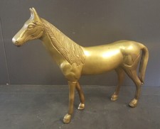 Statuette cheval laiton - statuette,