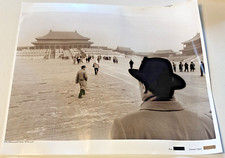 Photo argentique F. MITTERAND en Chine - 44 x 35 cm - Bel Etat