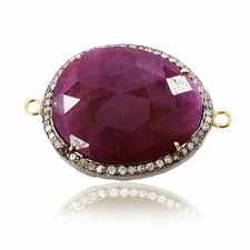 Neuf Véritable Diamant Pavé