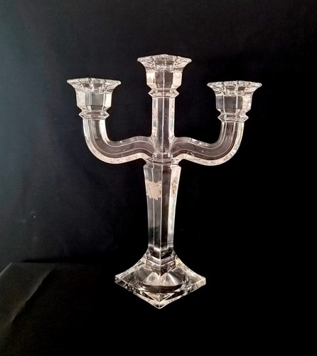 Chandelier bougeoir cristal - en,