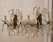 Set Of two French brass bronze