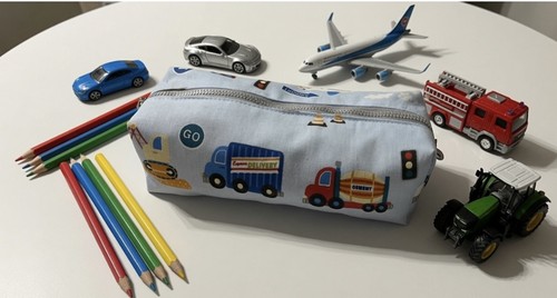 Trousse scolaire lavable coton - scolaire,