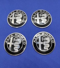 4 Stickers noir Centre de Roue