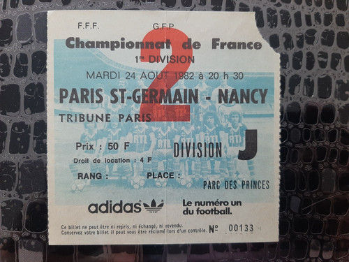 Ticket foot paris saint - ticket,