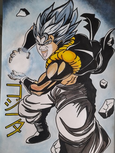Manga gogeta peinture - gogeta,
