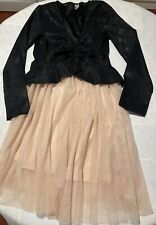 Ensemble Jupe tulle danseuse rose poudré et Haut noir ml / T 36  / Boohoo / H&M