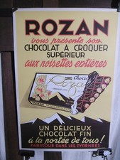 AFFICHE   ANCIENNE  CHOCOLAT