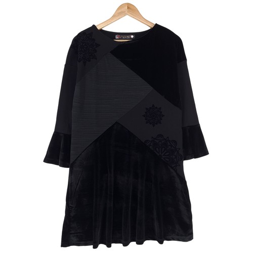 Desigual robe vintage - desigual, noire