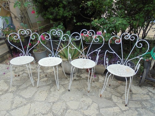 Ancienne chaise jardin - ancienne,