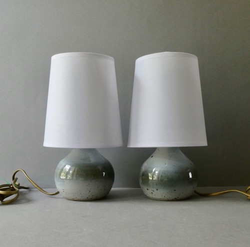 Paire lampes céramique - paire, en