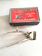 Tondeuse cheveux et barbe ancienne marque la Coquette no35 dans sa boite .  