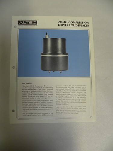 Vtg original altec 290 - vtg,