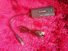 Adapter SS TO HDMI Sega Saturn HD 720 1080p TV AV PAL NTSC câble no péritel neuf