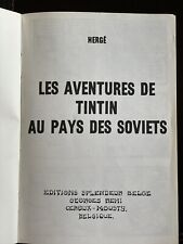 BD Pirate Les aventures de TINTIN au pays des soviets Hergé Année 1972